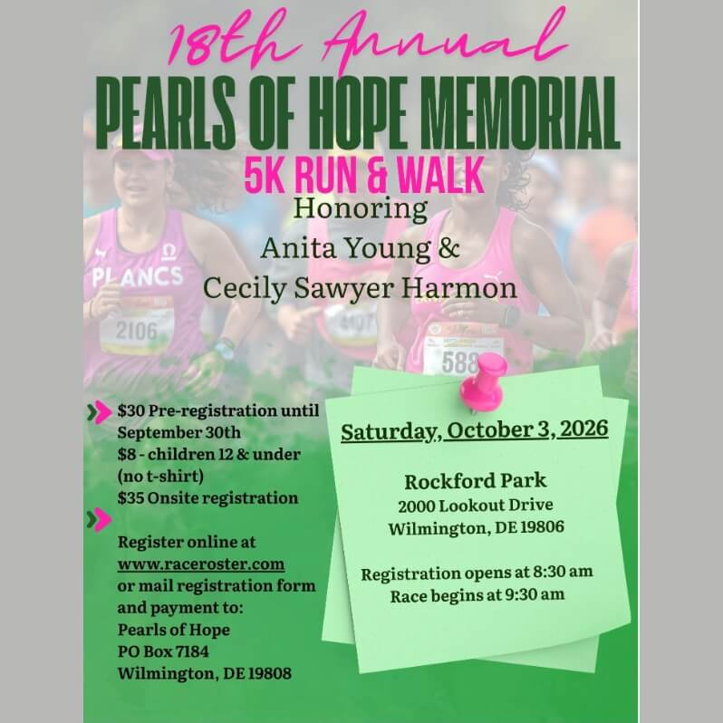 18th Pearls of Hope 5k